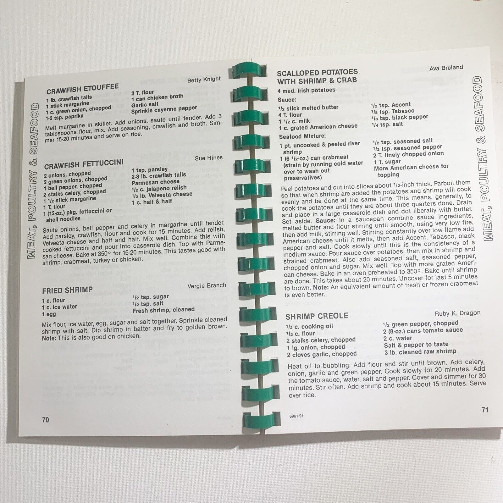 Stateline Louisiana Cookbook Cajun Creole Recipes Stateline Missionary Baptist