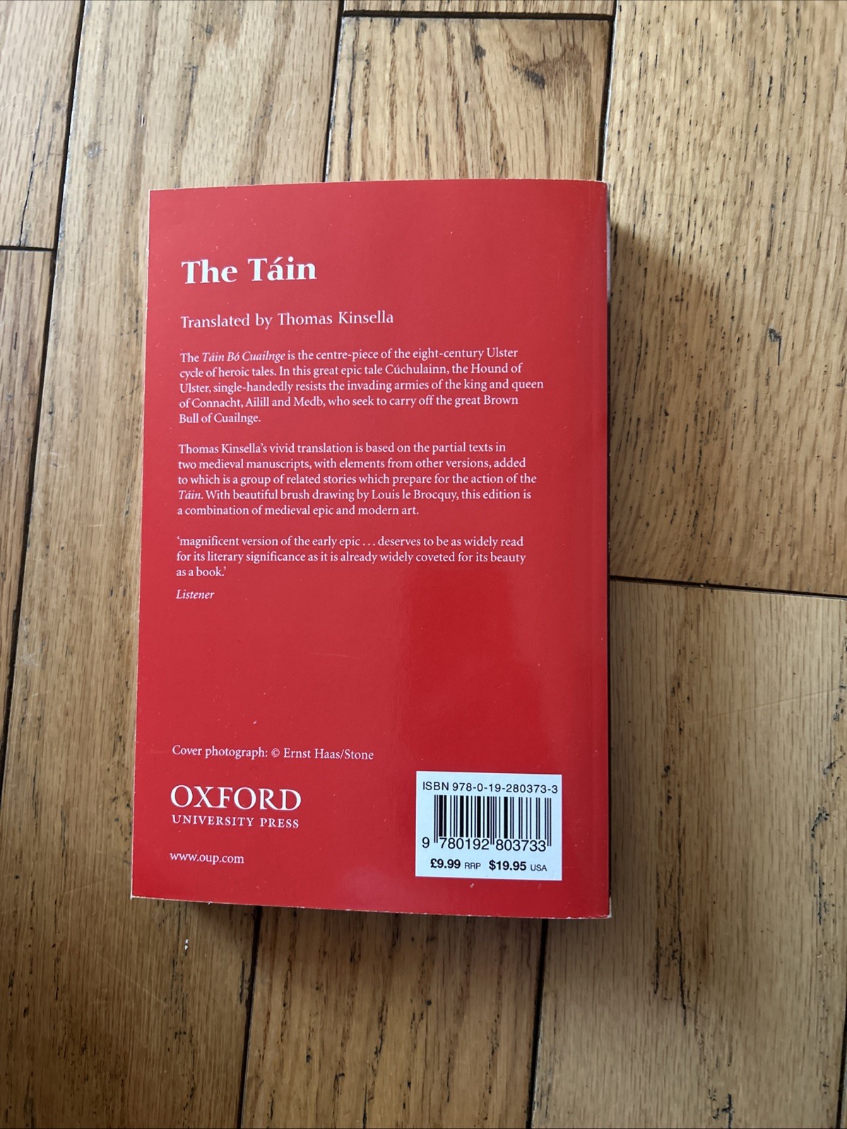Táin by Thomas Kinsella (2002, Uk-Trade Paper) EUC