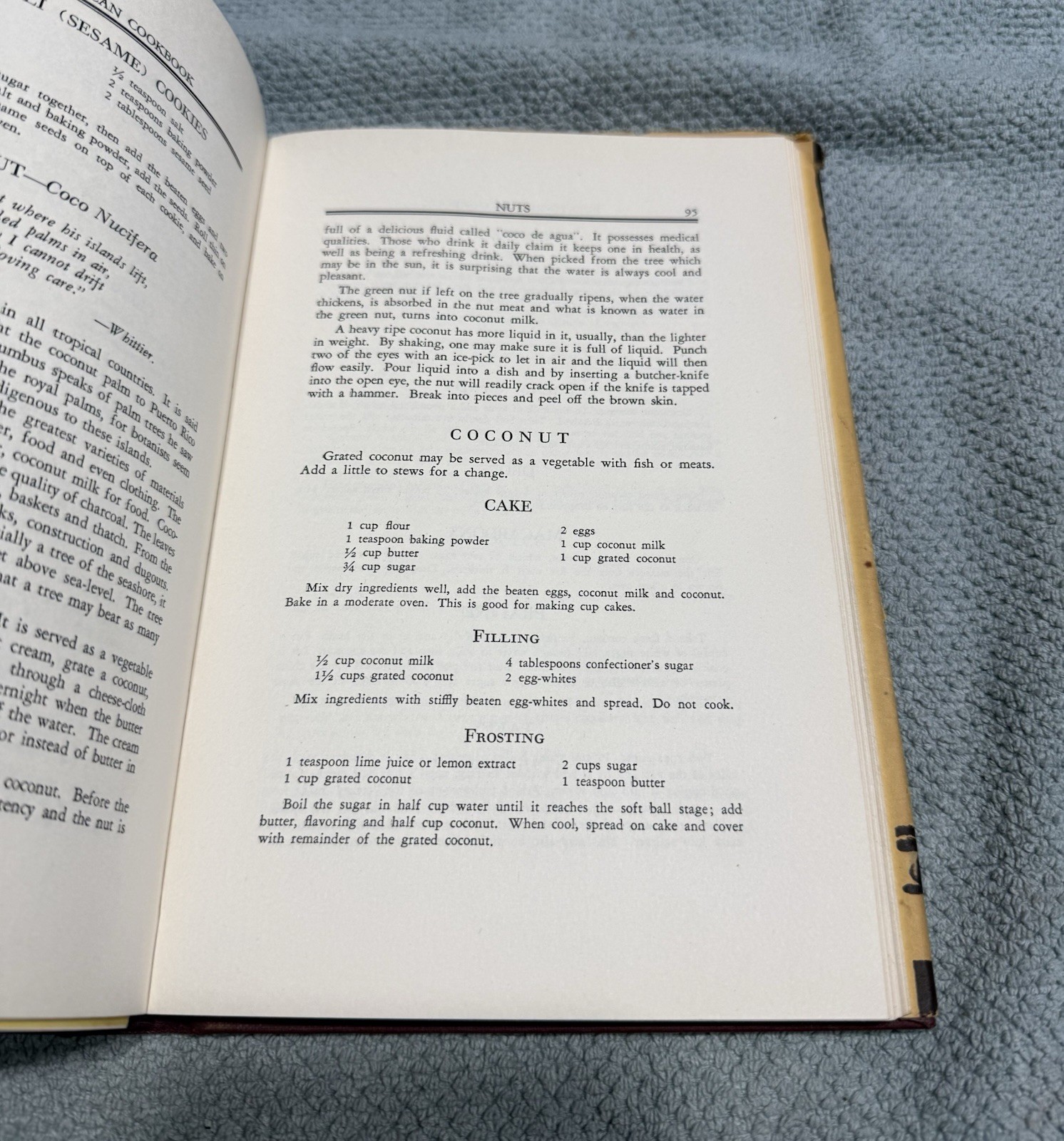 1948 Antique Puerto Rican Cook Book by Elizabeth B. K. Dooley Cookbook Vintage