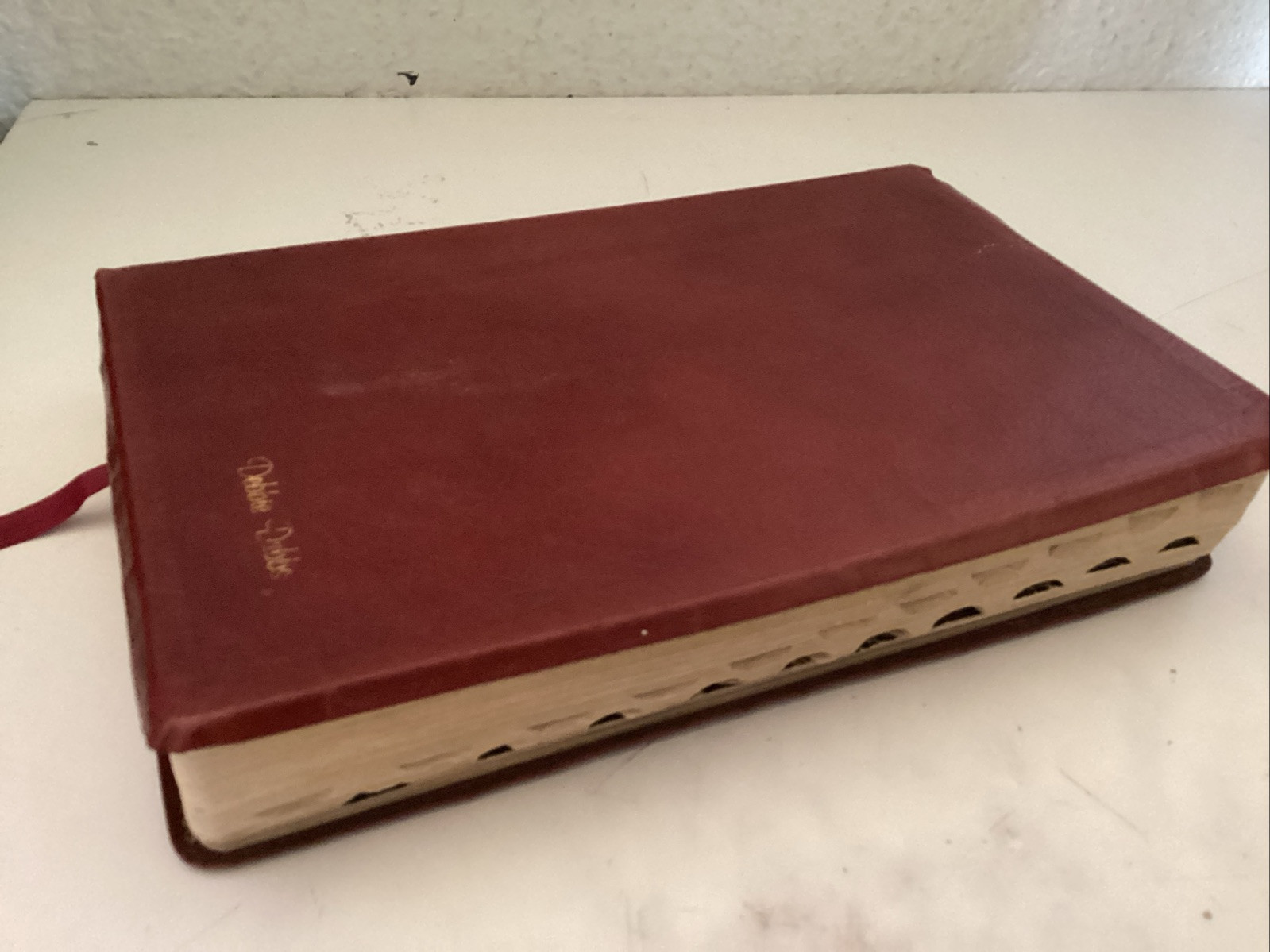 The Open Bible NAS Expanded Edition Burgundy Leather 1985 USA Nelson 976BG