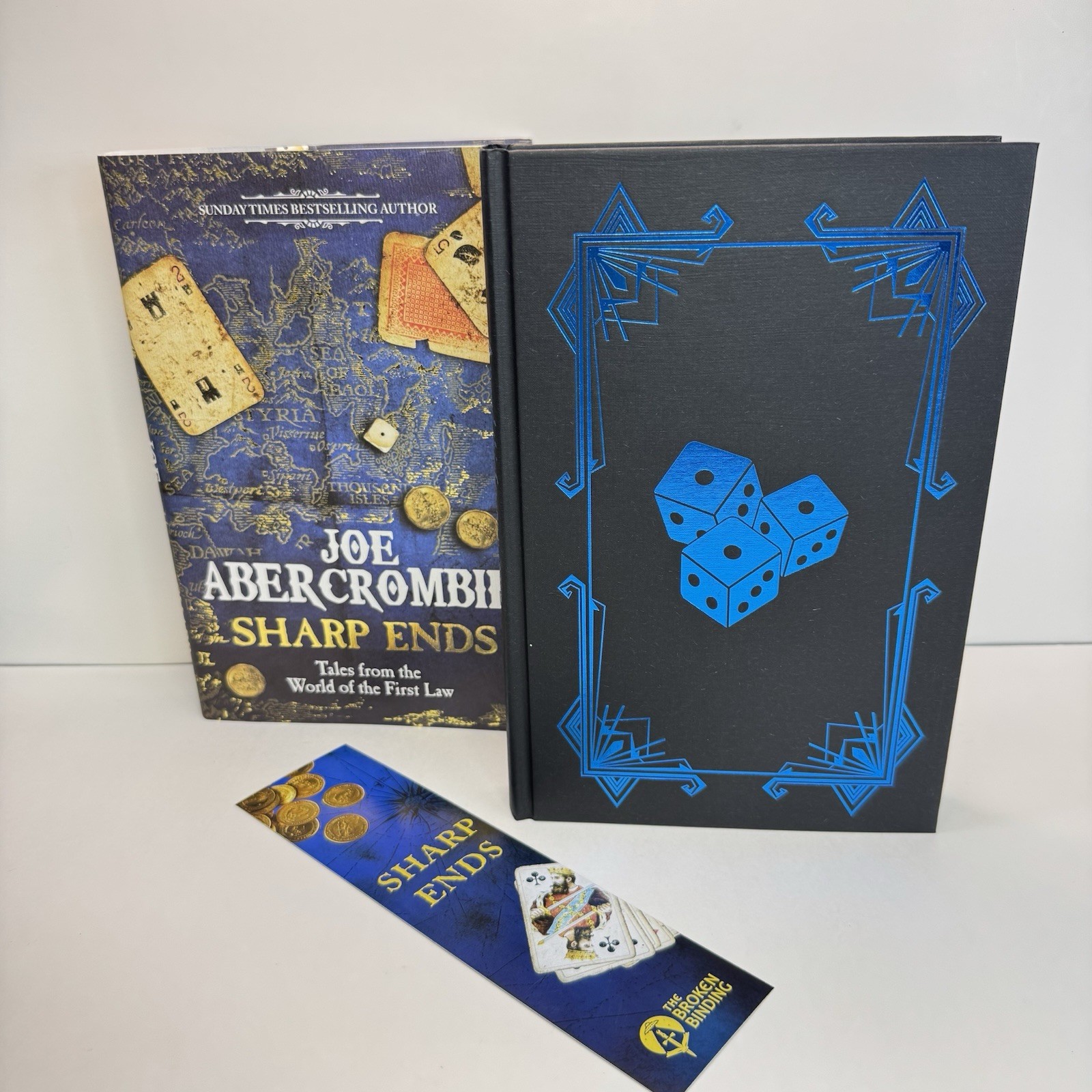 Sharp Ends Joe Abercrombie The Broken Binding Stenciled Edges SIGNED Hardcover