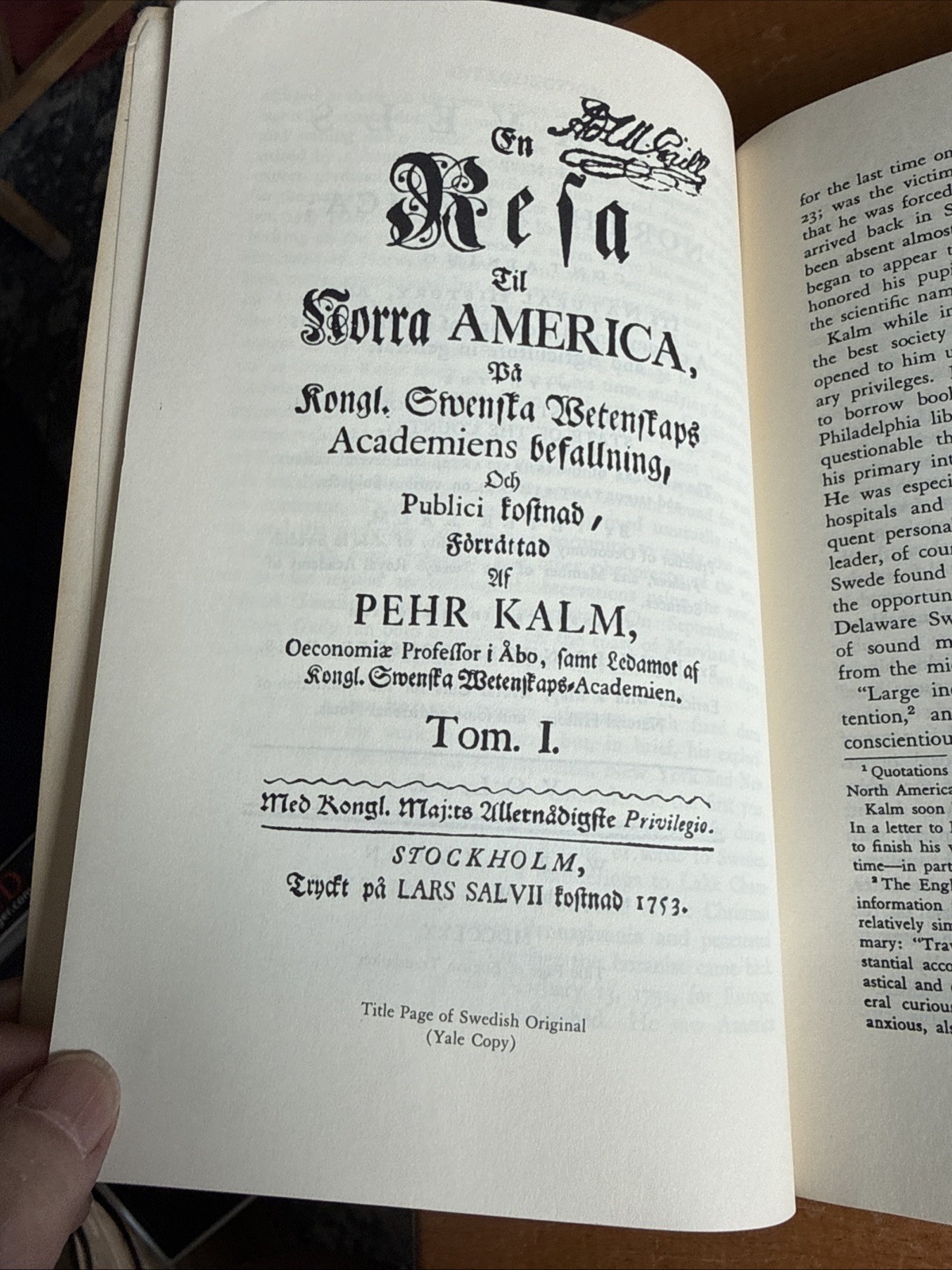 The America of 1750 Travels in North America vol 1 by Peter Kalm Dover Publ PB