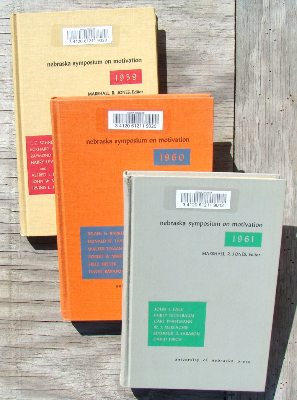Nebraska Symposium On Motivation ~23 Vols 1953-75~ Animal Experiments Sex Gender