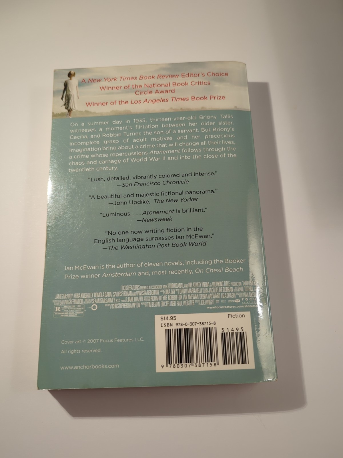 5 X Ian McEwan Paperback Bundle, Fiction, Psychological Thriller, Romance