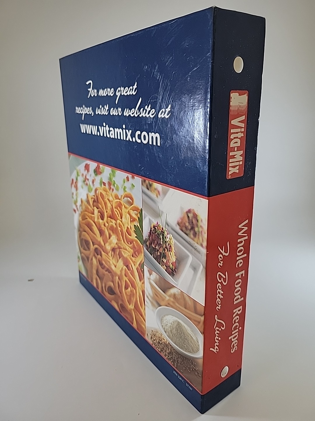 Whole Food Recipes for Better Living Binder by Vita-Mix from 2007