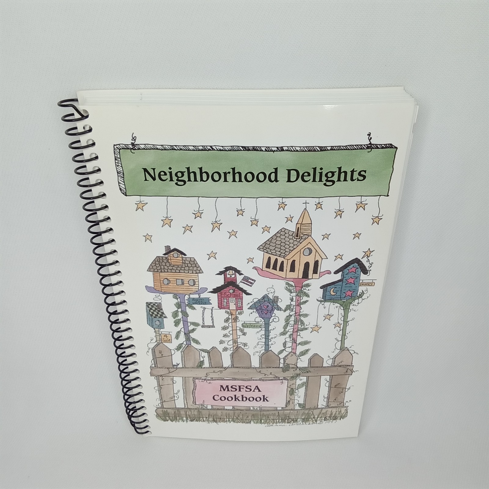 Vintage 1990s Cookbook Neighborhood Delights MSFSA Community 100 Pages