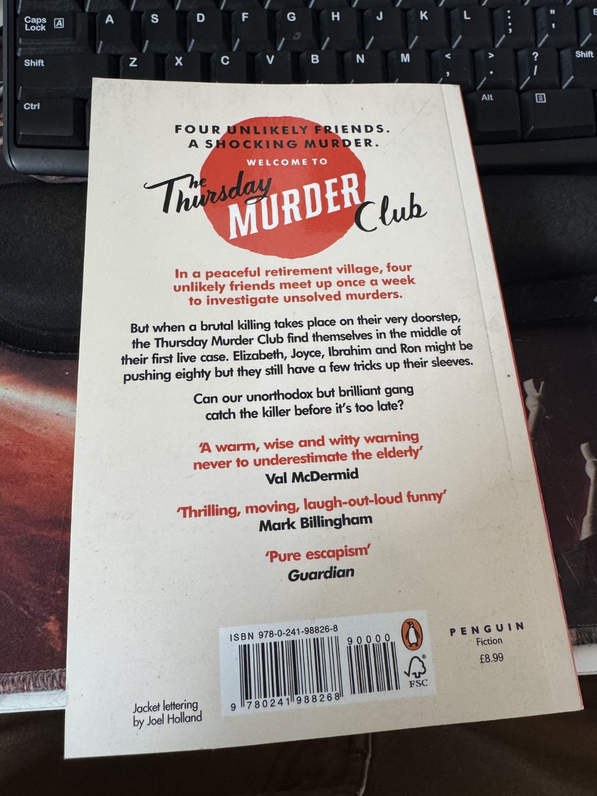 The Thursday Murder Club by Richard Osman paperback