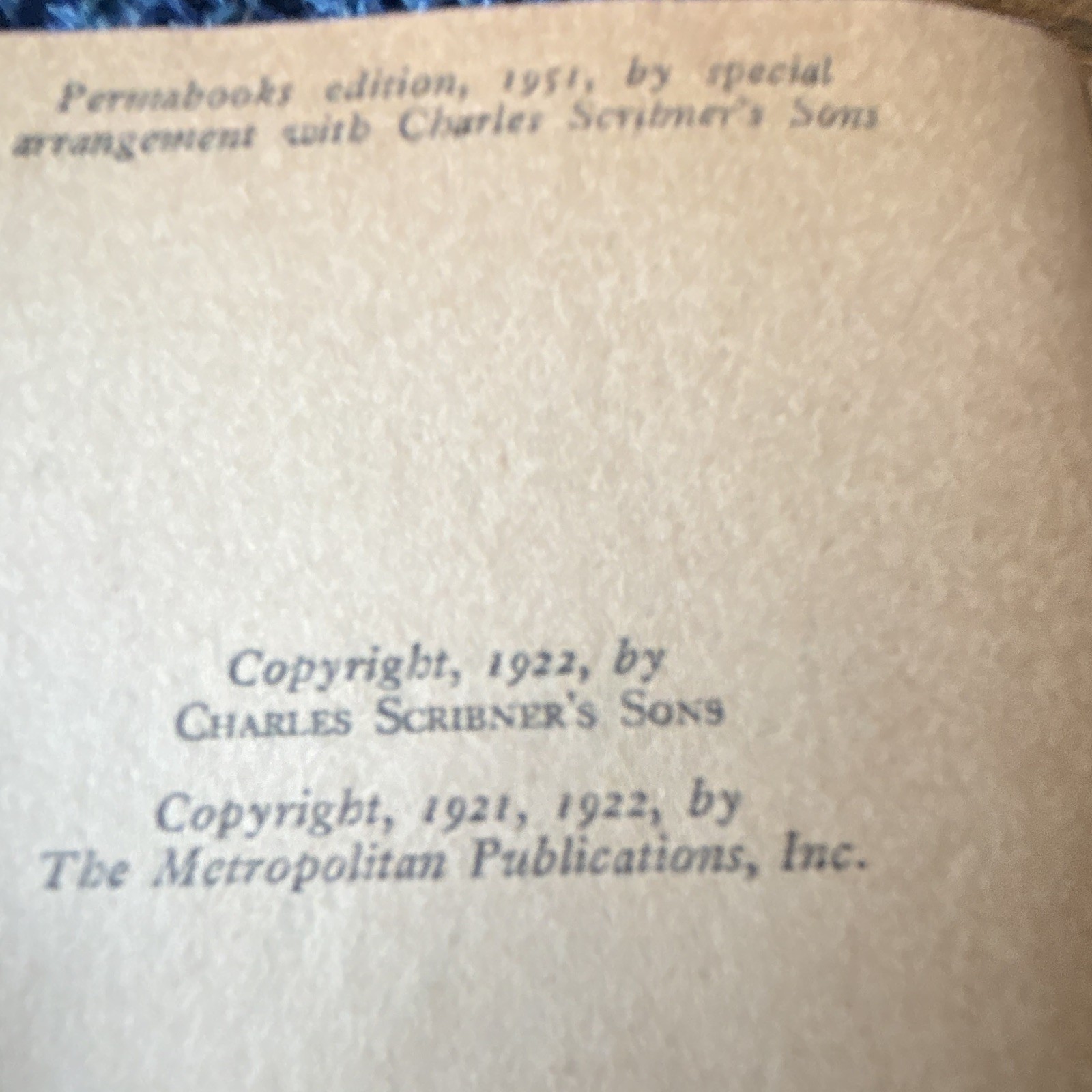 Vintage F Scott Fitzgerald Classics, lot of 5