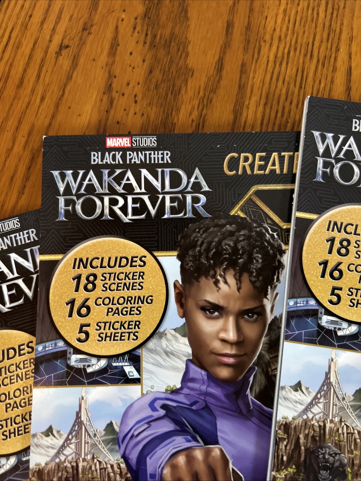 5 Marvel Studios Black Panther Wakanda Forever Create-A-Scene Complete EUC *Read