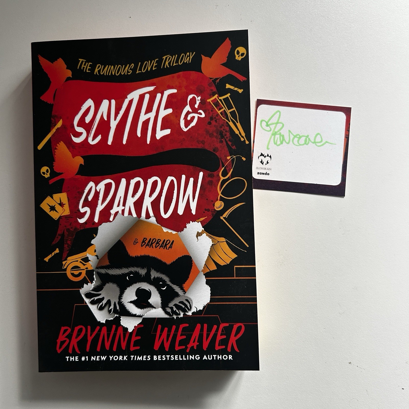 SIGNED: Scythe & Sparrow by Brynne Weaver (Barbara Special Edition + Edges)