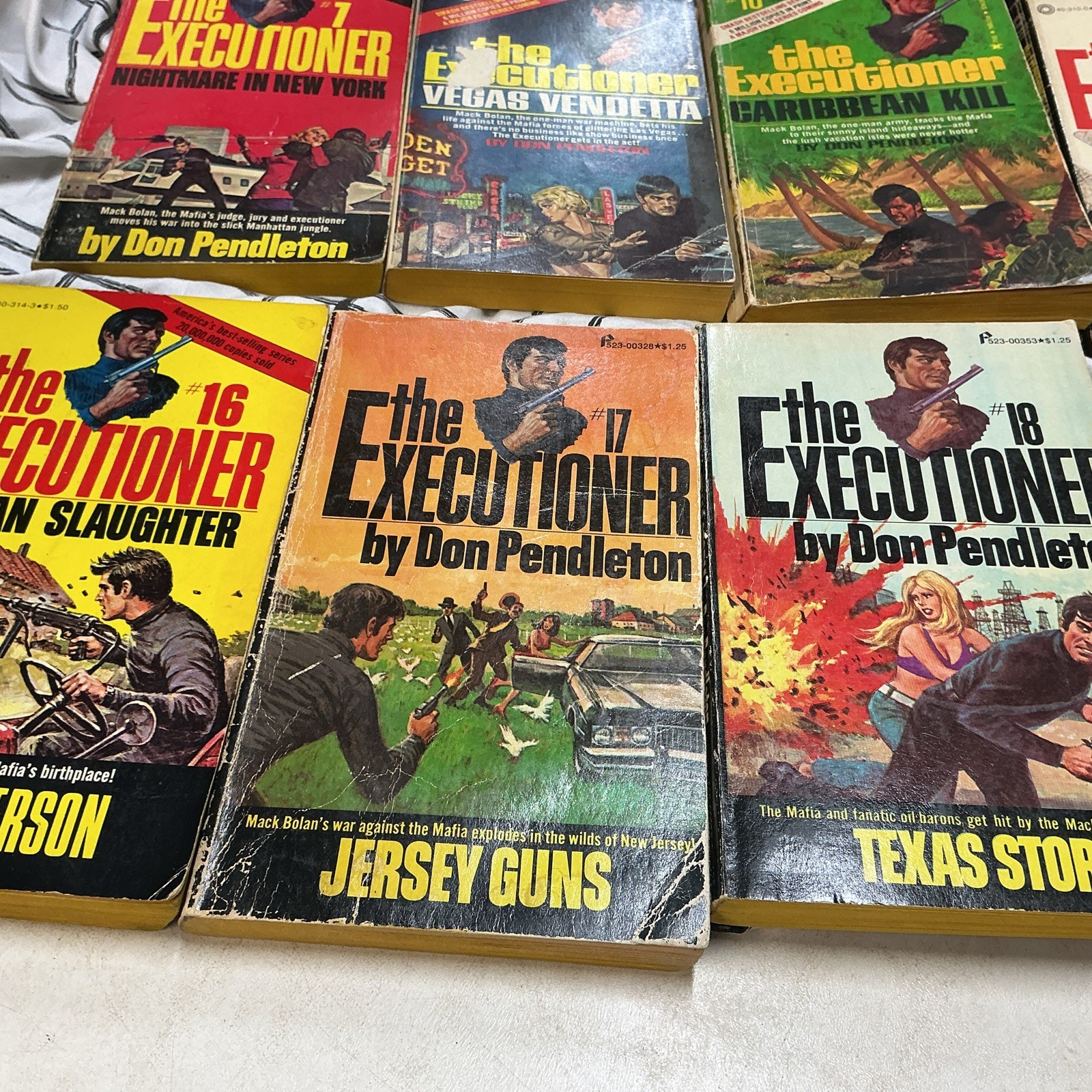 The Executioner Series By Don Pendleton first Printing 1969 Books 1-38