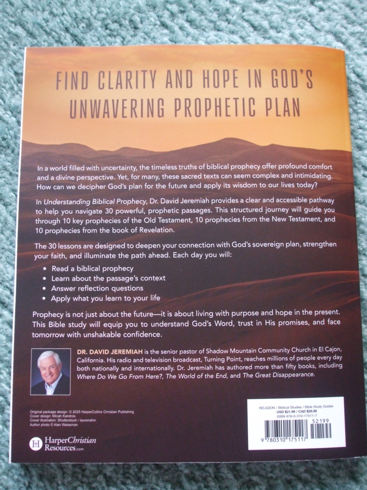 Understanding Biblical Prophecy 30 day Bible Study David Jeremiah