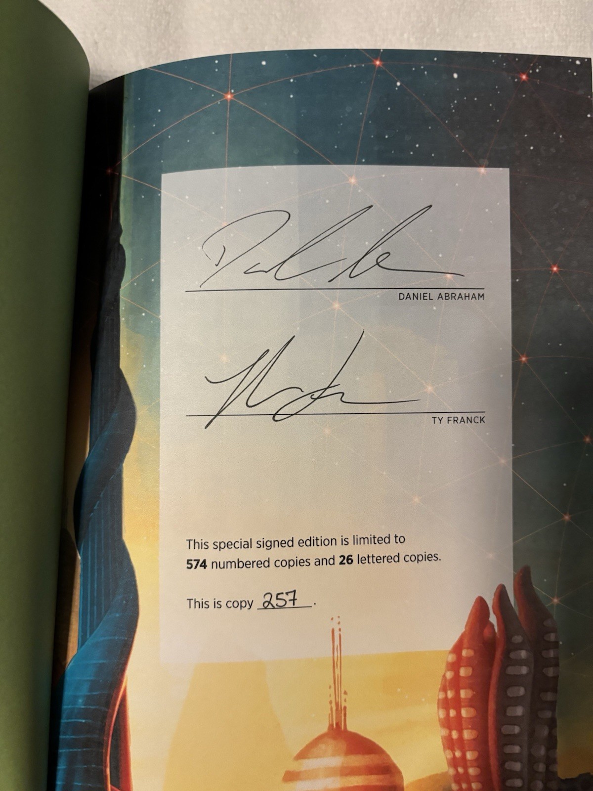 The Mercy of Gods James S. A. Corey SIGNED NUMBERED Limited Special Edition