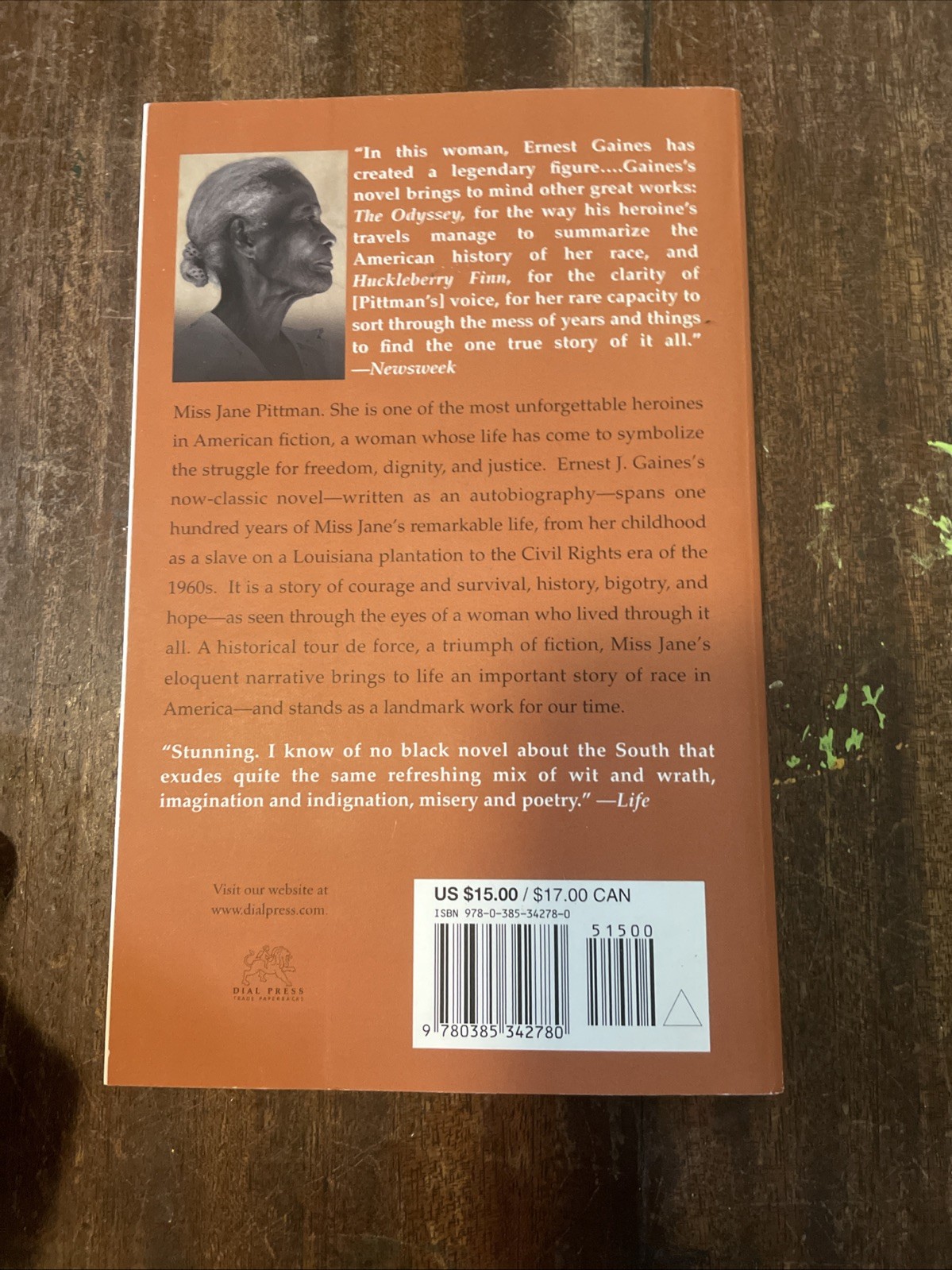 SIGNED Autobiography of Miss Jane Pittman by Ernest J. Gaines