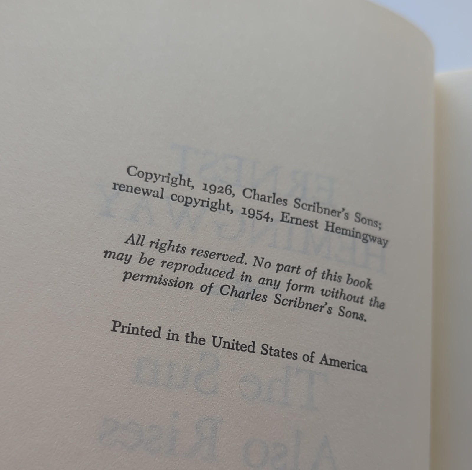 VTG Ernest Hemingway 3 Book Set: Farewell to Arms For Whom The Bell Tolls & More