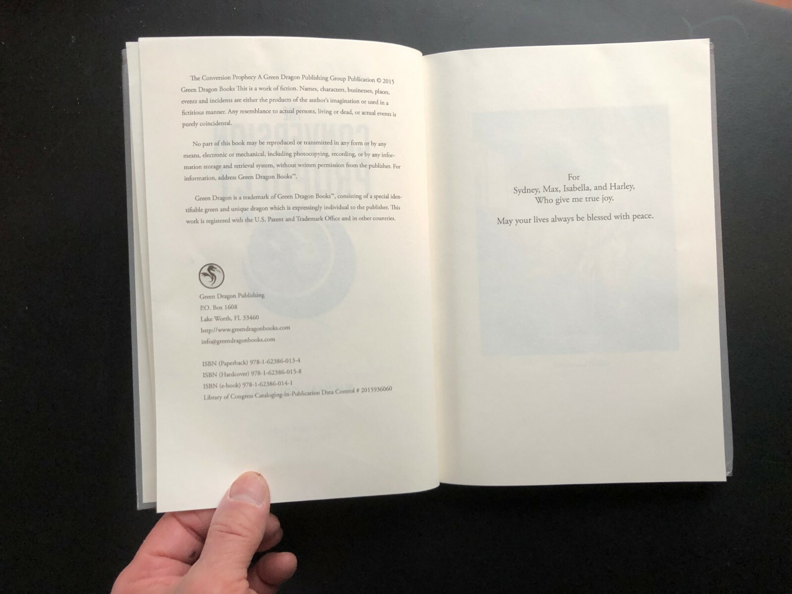 Michael Solomon „The Conversion Prophecy“ SIGNED HC Book Made in USA