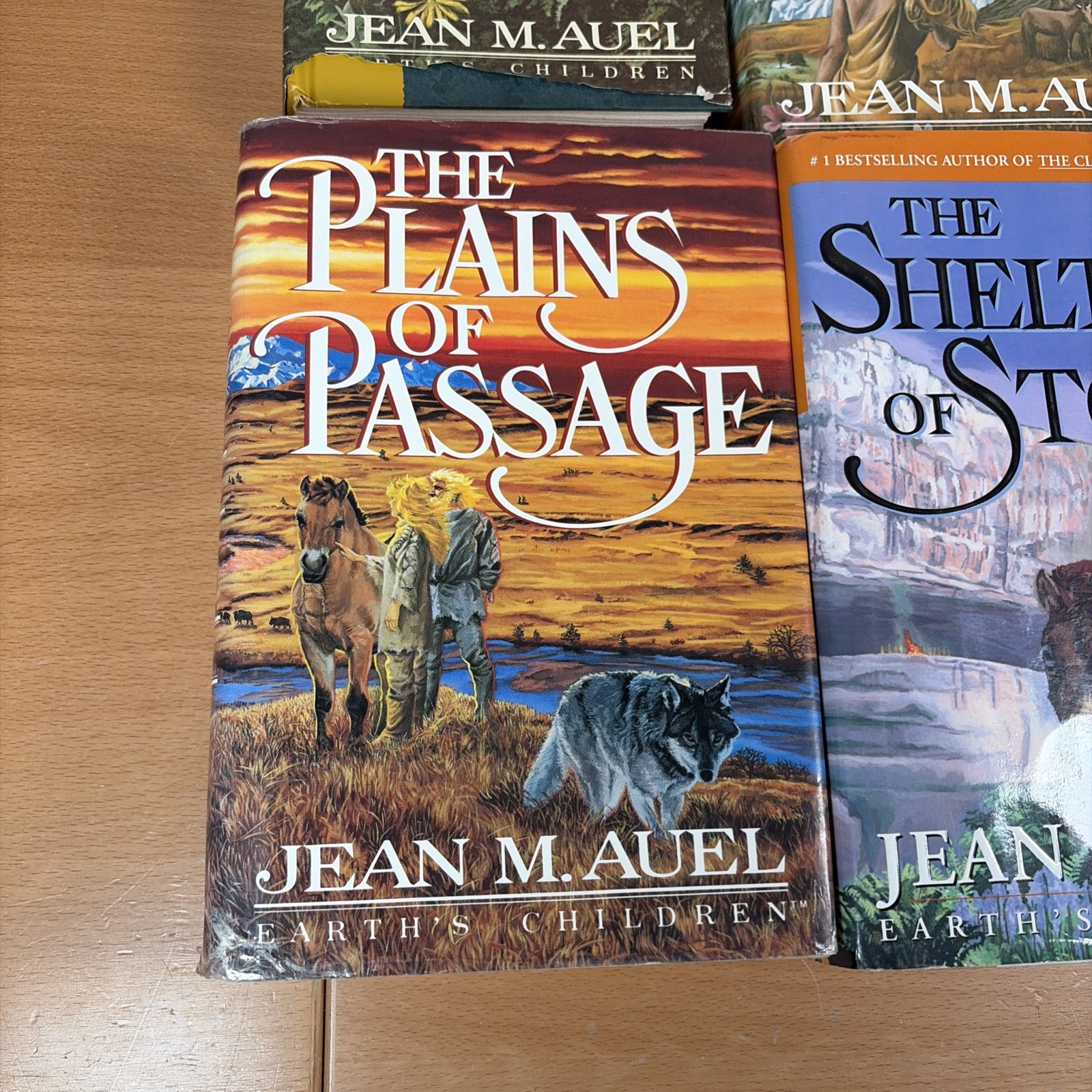 Complete Set Series Lot of 6 Earth’s Children Books by Jean Auel HARDCOVER