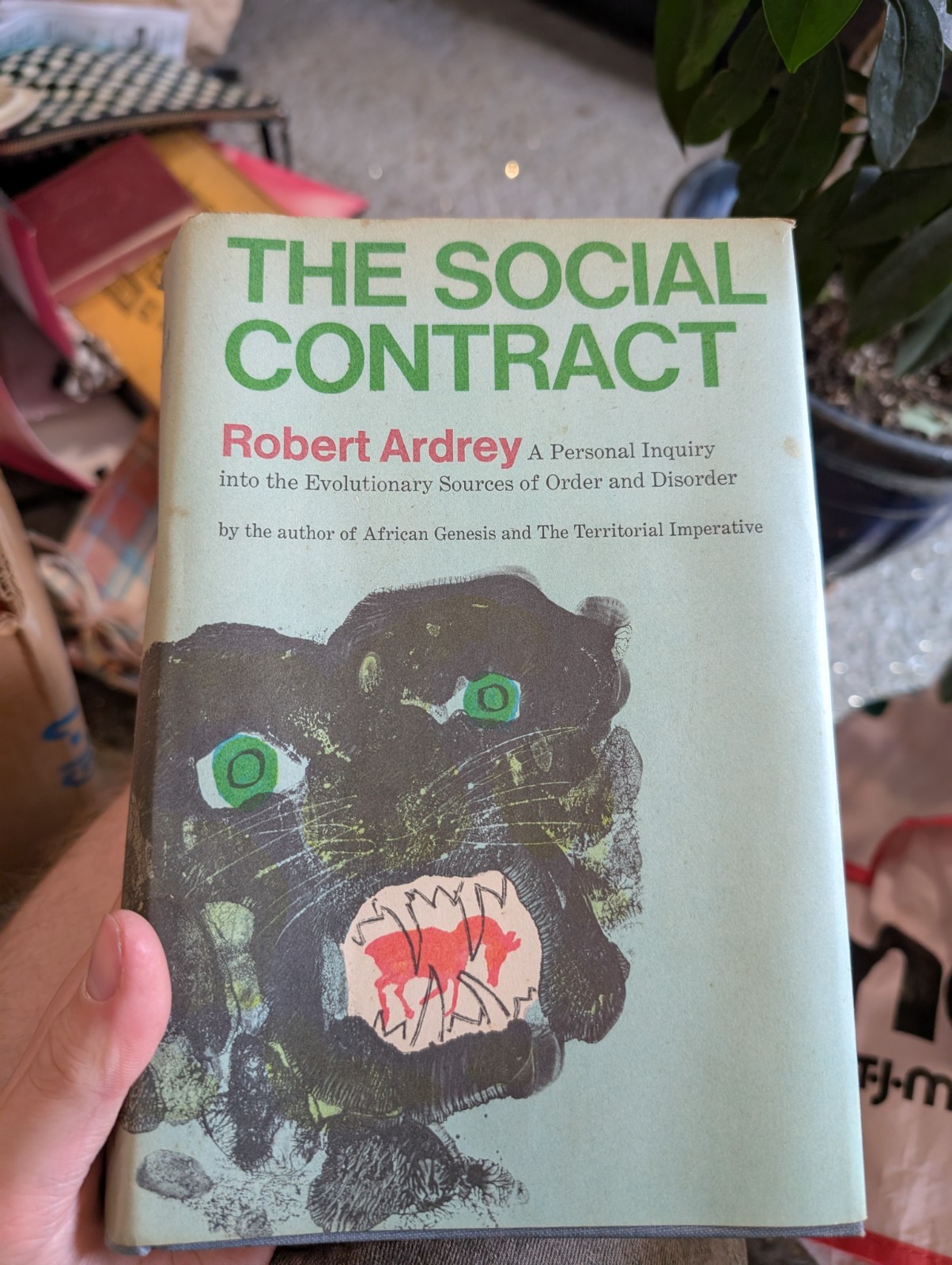 The Social Contract Robert Audrey 1970 Book