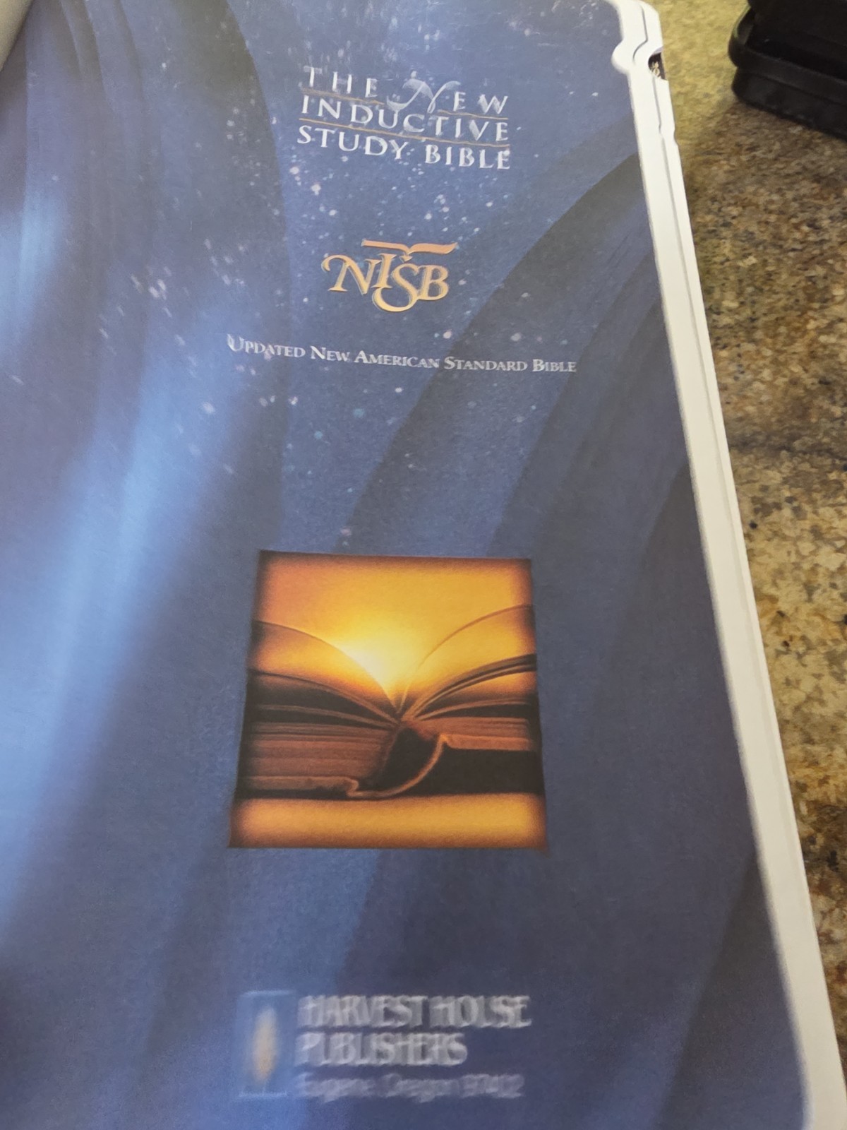 The New Inductive Study Bible NASB Updated Edition Genuine Leather Burgundy Tabs