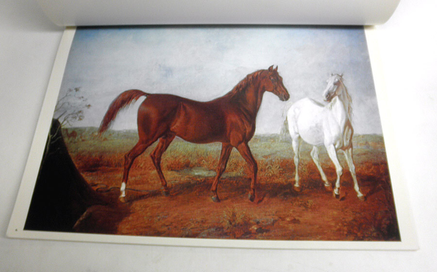 Vintage Poster Book of Horses First Edition 1978 Equestrian Sport Paintings