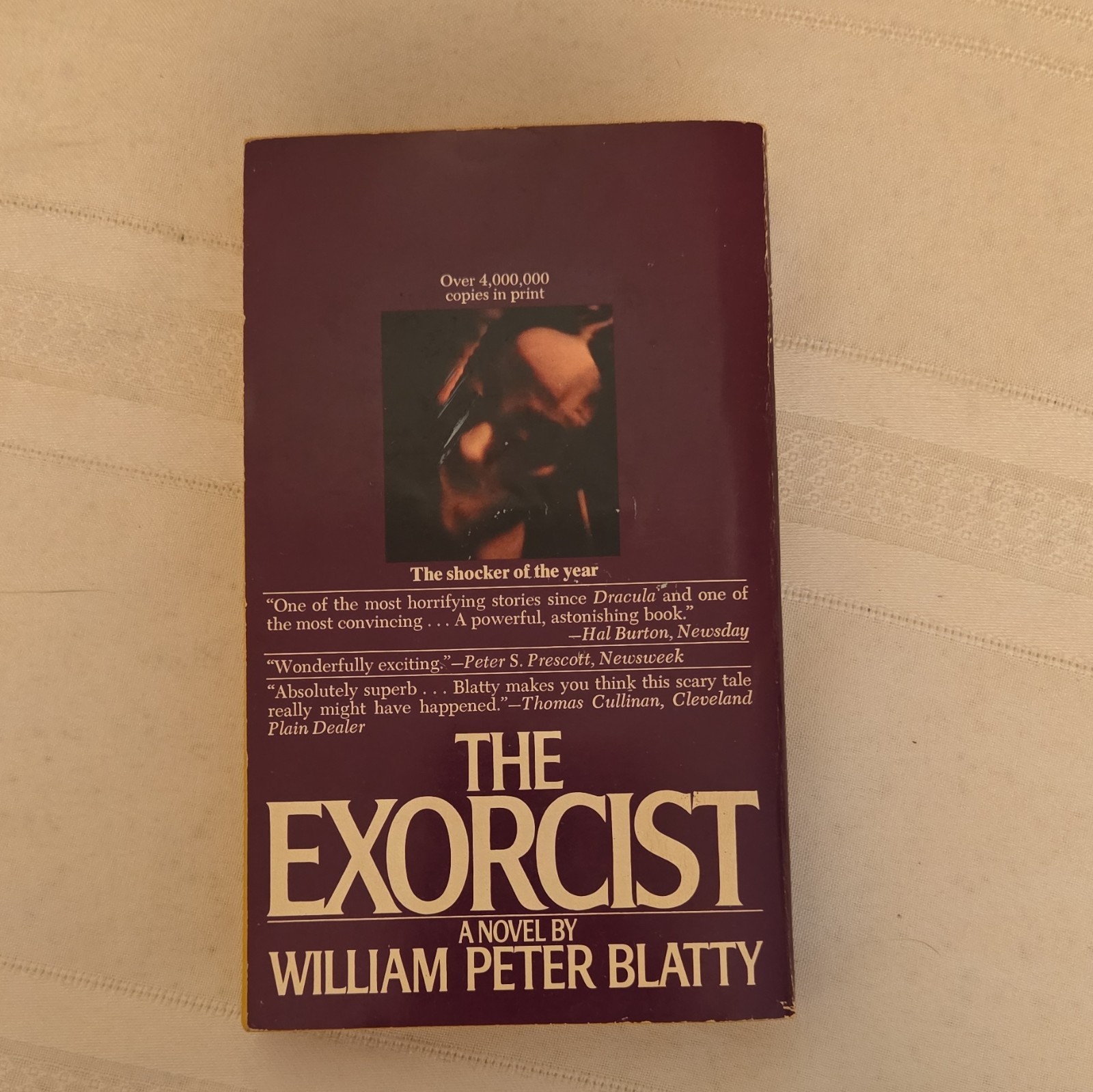 William Peter Blatty The Exorcist Bantam Paperback 1971 Inscribed Unabridged