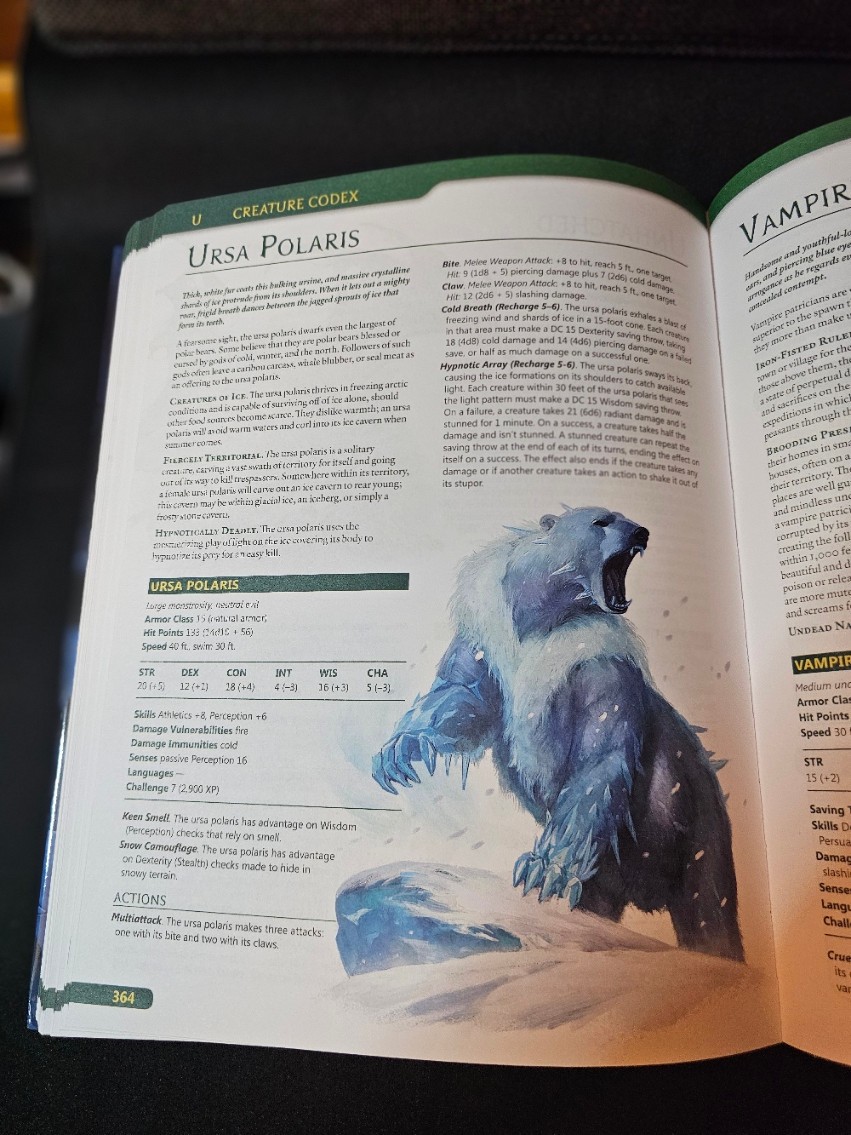Creature Codex – Dungeon & Dragons (D&D 5e) – Book of monsters and stats