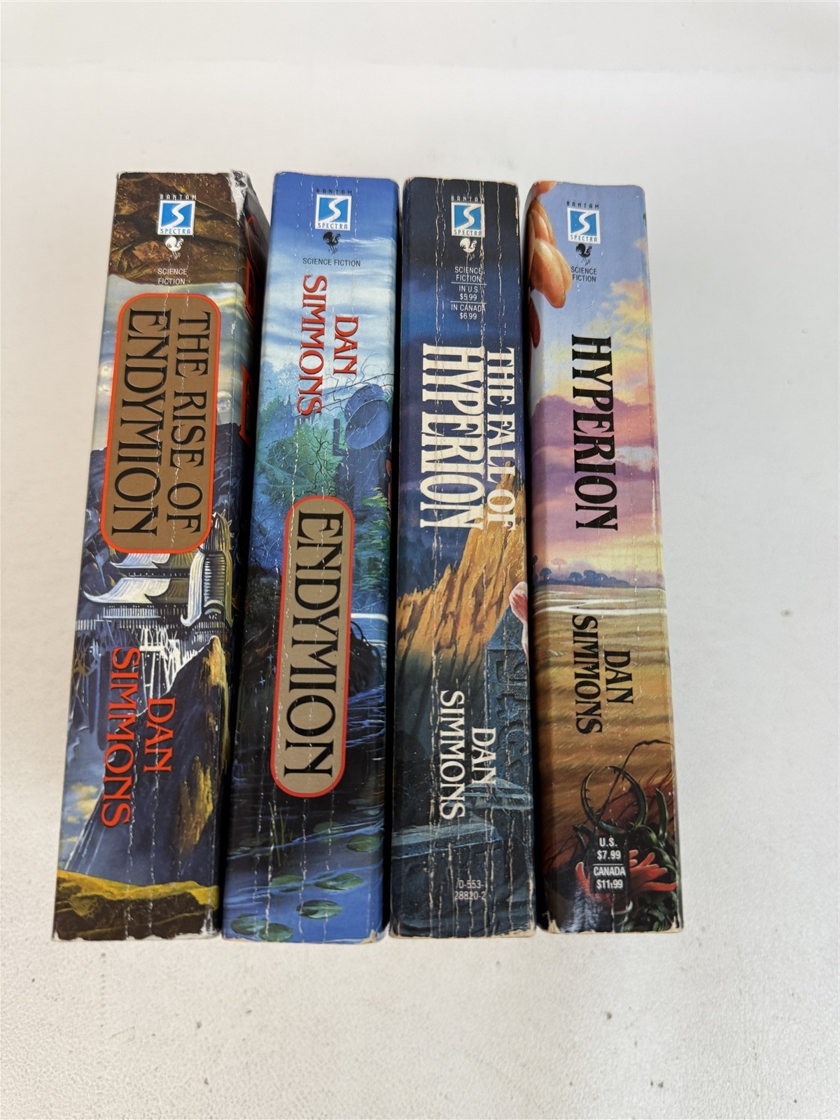 Dan Simmons Lot All 4 Hyperion Cantos Fall of Hyperion Endymion Rise of Endymion