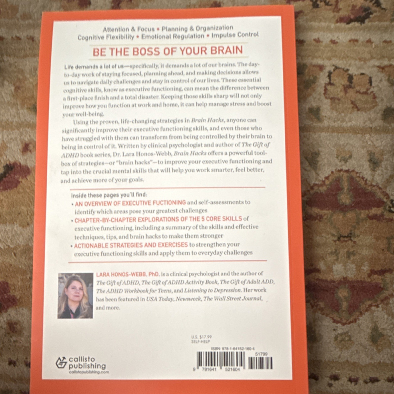 Callisto Publishing Brain Hacks Lara Honos-Webb Trade Paperback