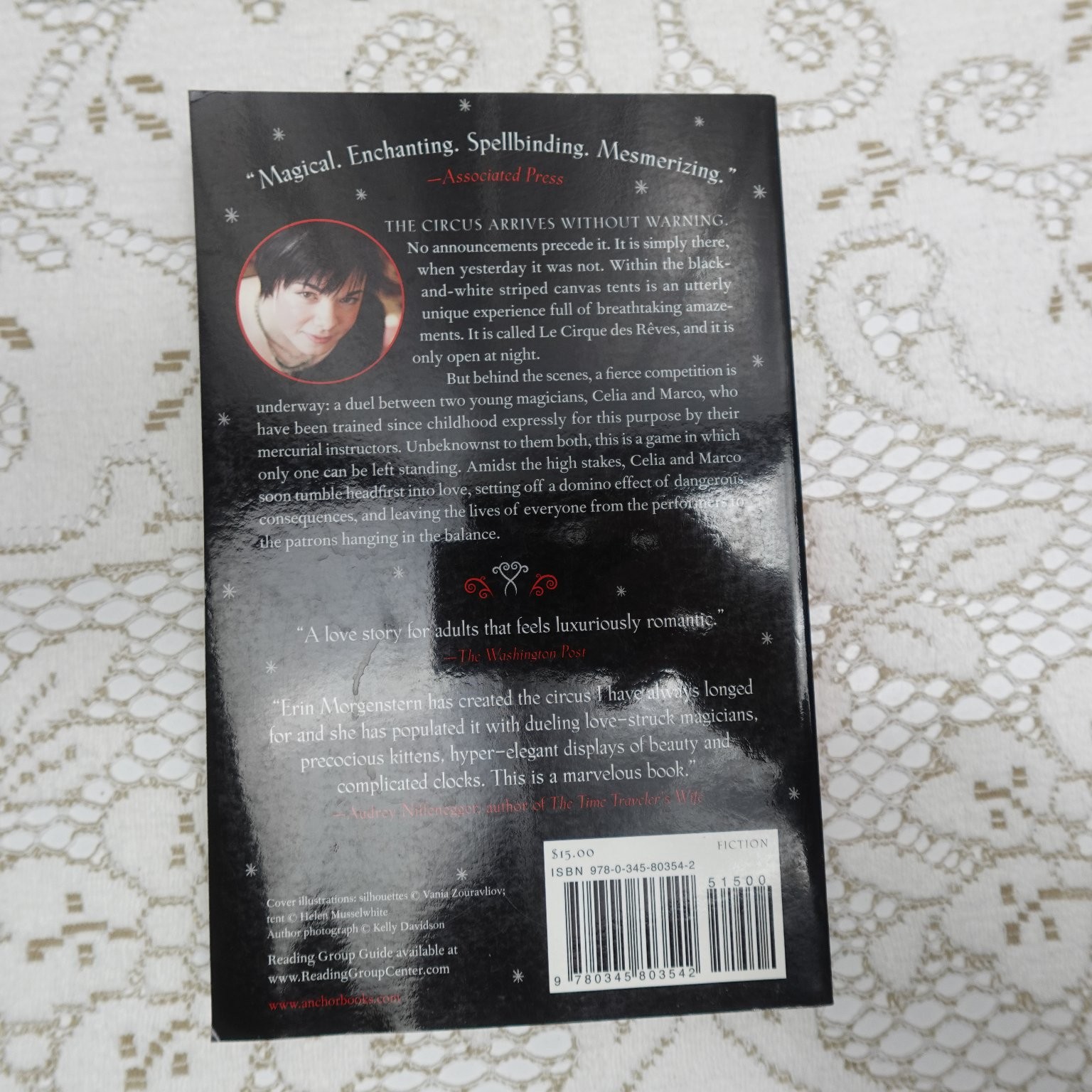 The Night Circus Erin Morgenstern 2012 First Anchor Books Edition Fantasy Novel
