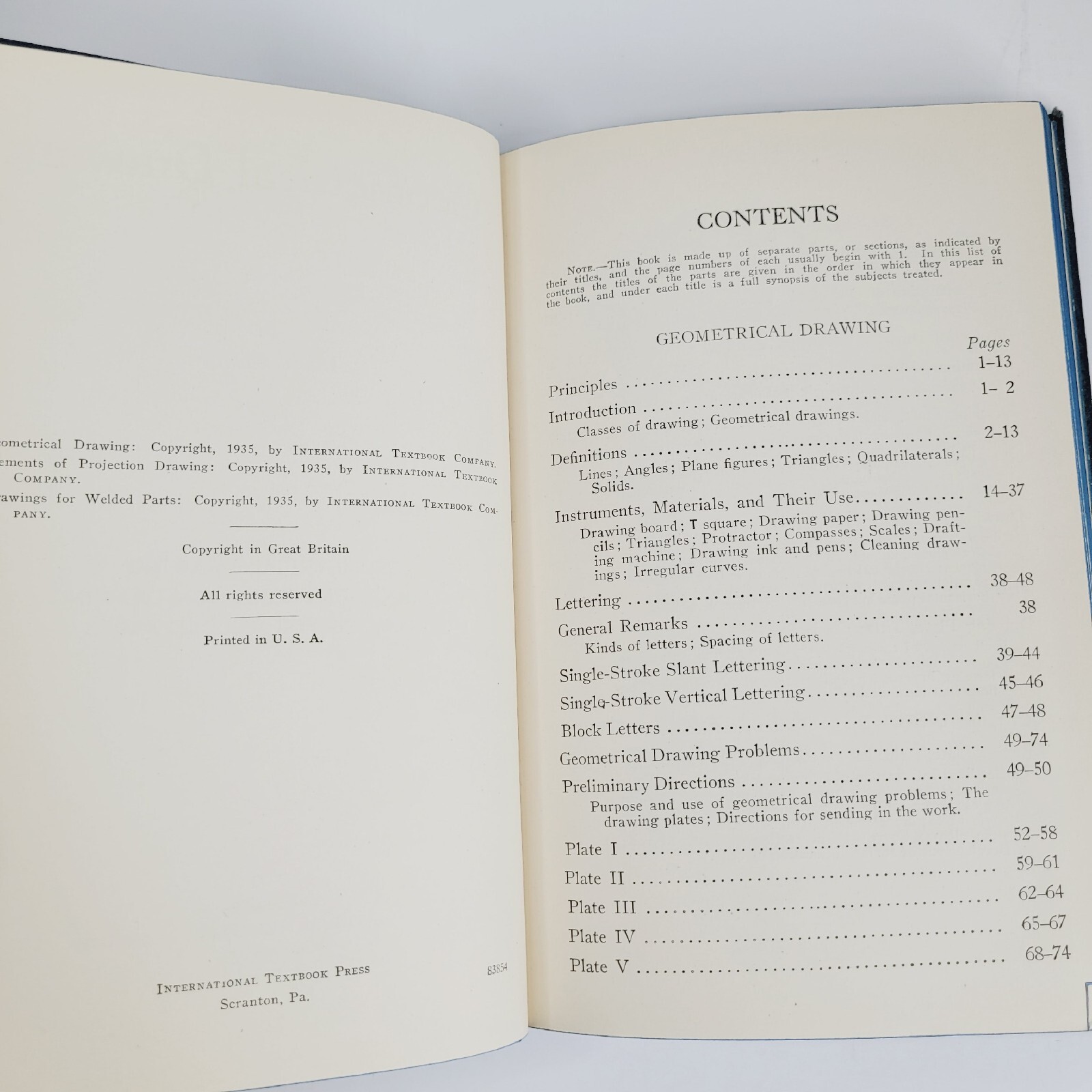 Geometrical Drawing 163C International Textbook Co. ICS Staff 1935
