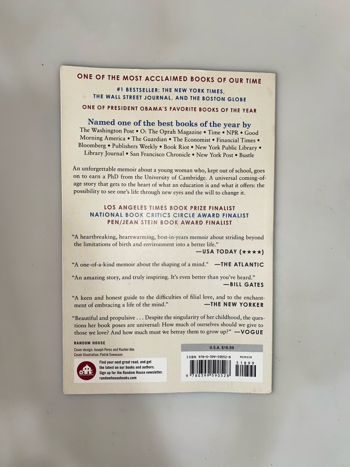 Tara Westover Educated: A Memoir (2022) Trade Paperback, Random House, English