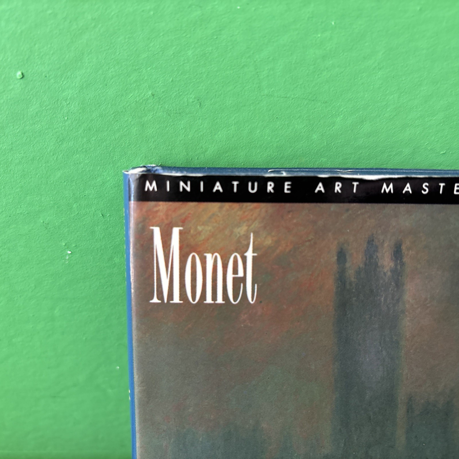 MINIATURE ART MASTERS ART BOOK OF MONET 1993 GERHARD GRUITROOY