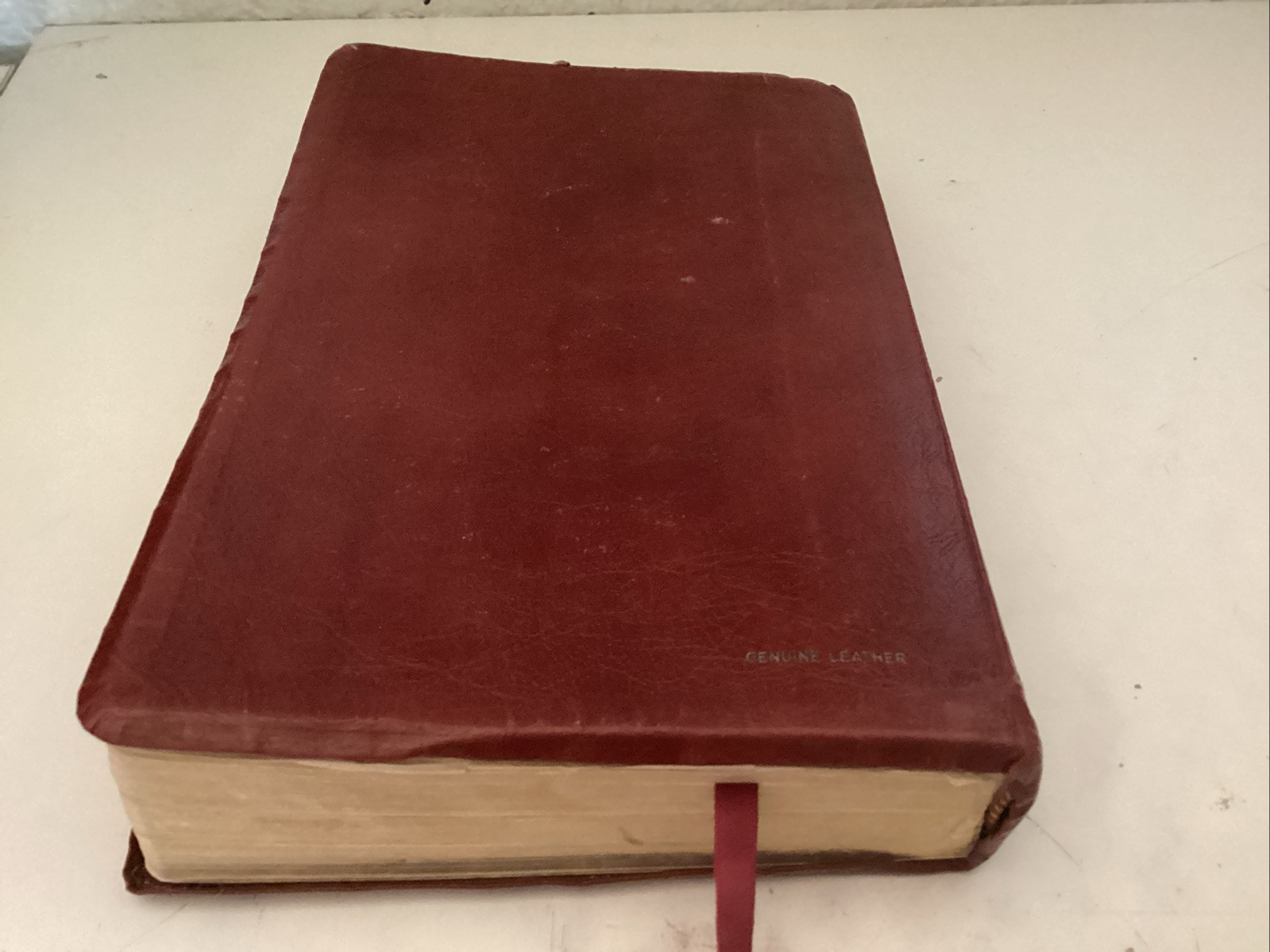 The Open Bible NAS Expanded Edition Burgundy Leather 1985 USA Nelson 976BG