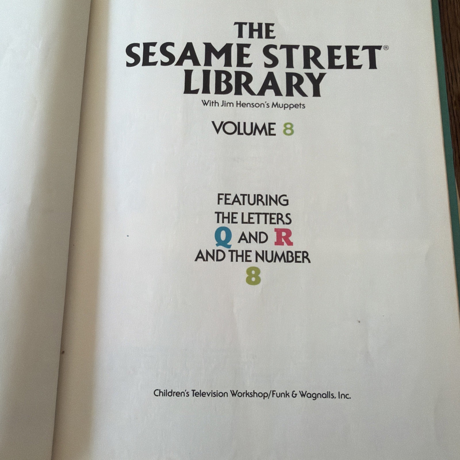 Vintage The Sesame Street Library Books Volumes 8,9,11- 3 Books Lot