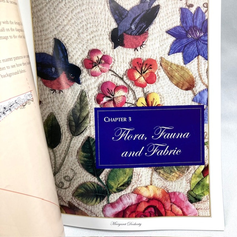 Birds N Roses Soft Cover Applique Pattern Book over 125 pages Margaret Doucherty