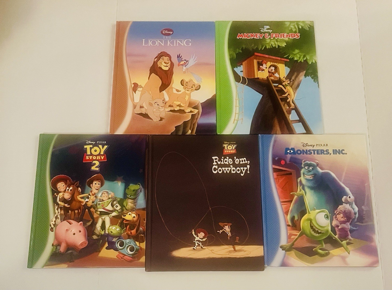 5 Hardcover Picture Disney Books For Children Story time Bed Stories Reading