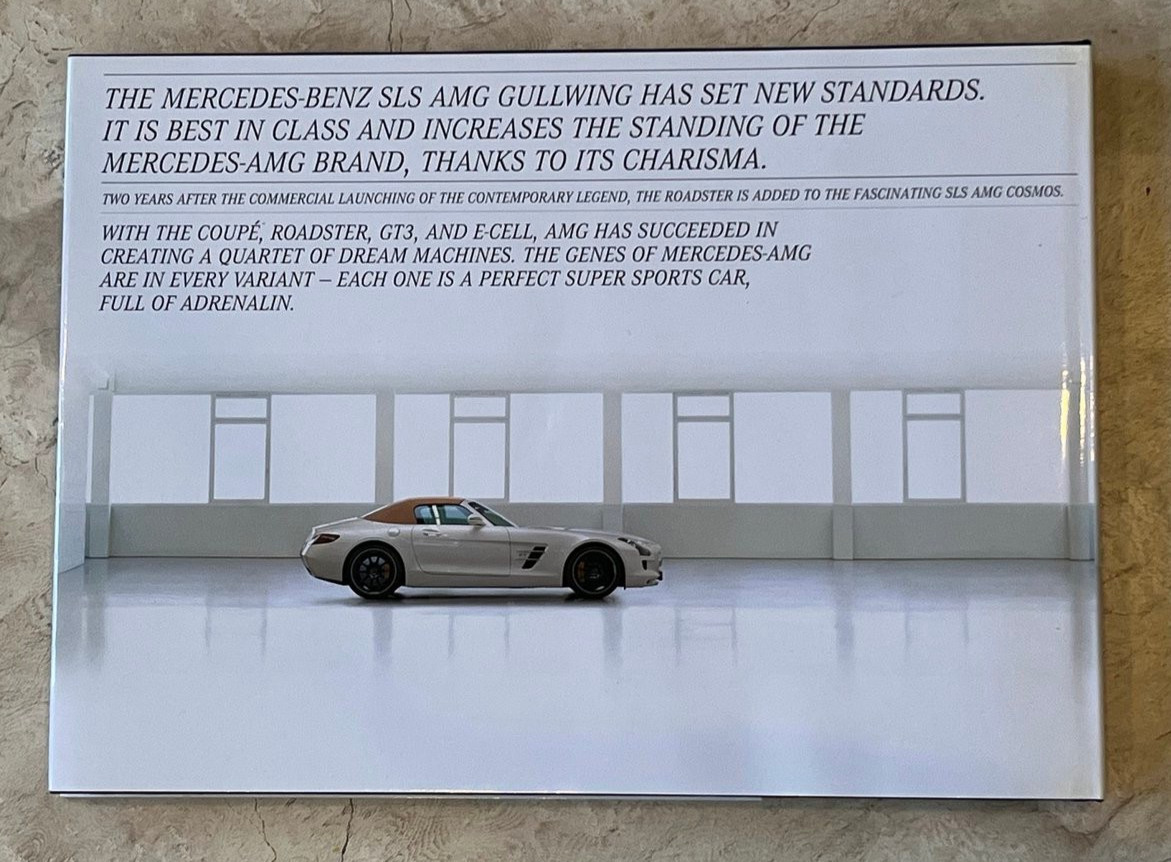 Mercedes-Benz SLS AMG Hardcover Book printed in 2011 Letter and Box Case English