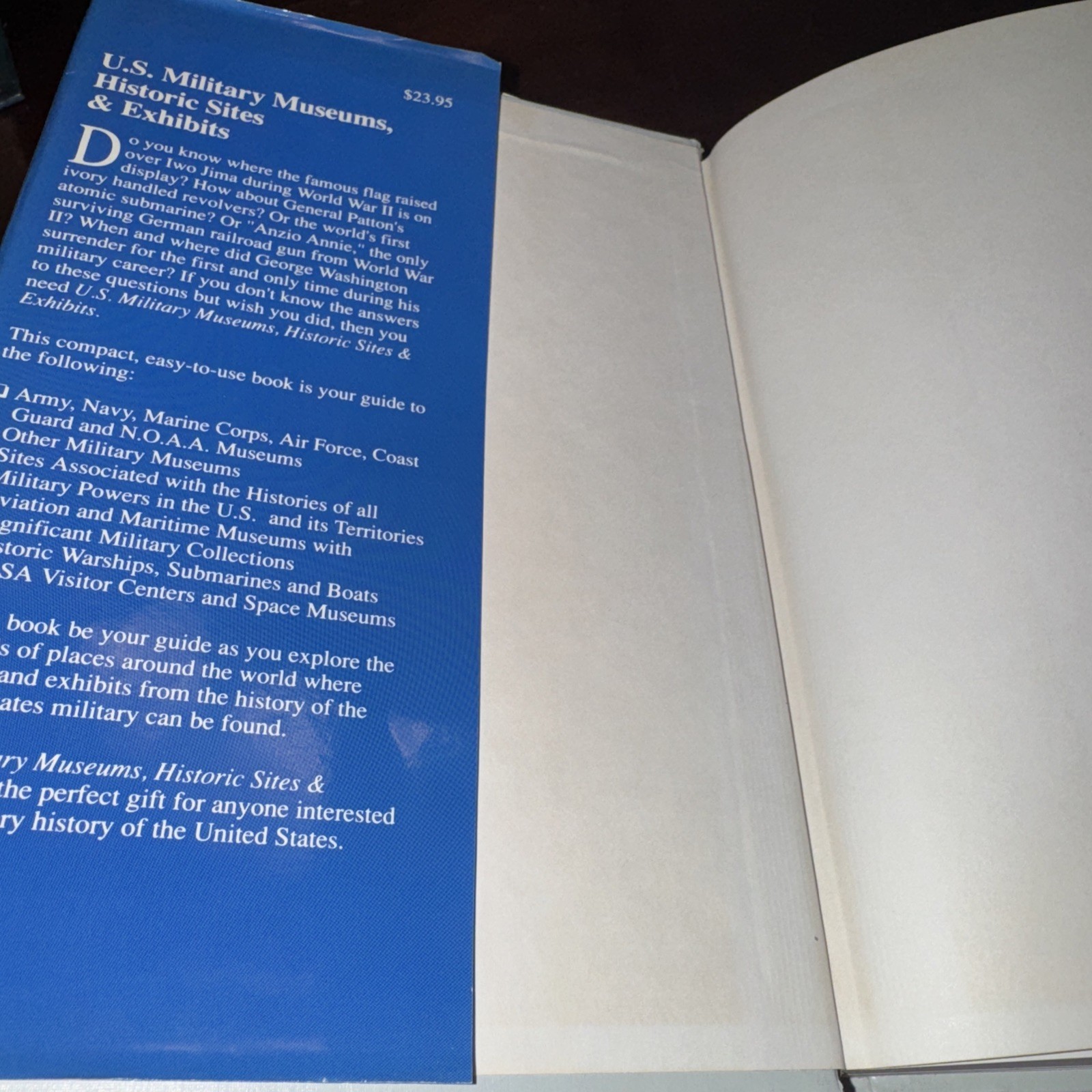 Vintage 1989 U.S. Military Museums, Historic Sites &Exhibits- Bruce D. Thompson