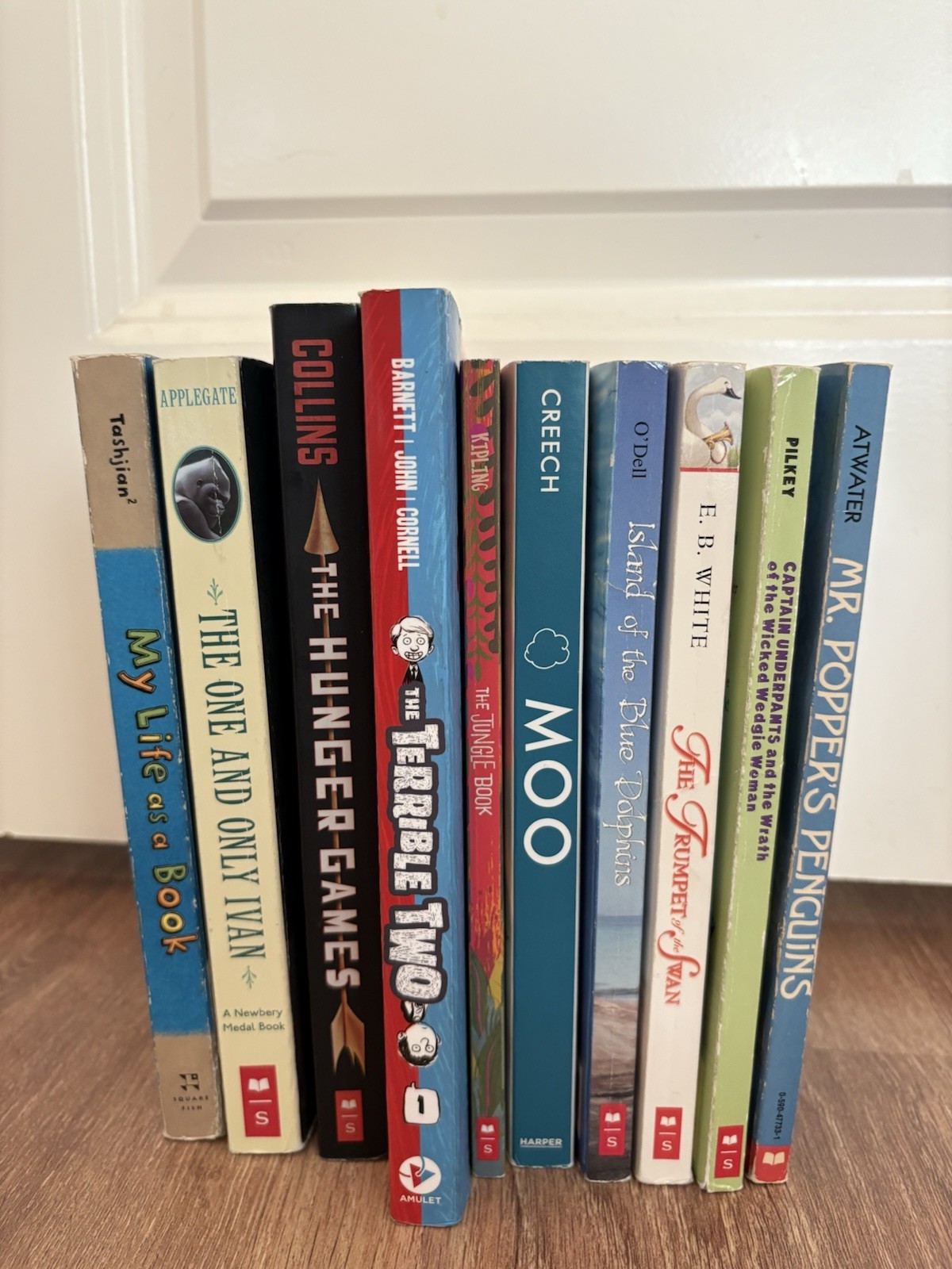 Lot of 10 Winning Chapter Children Kid Books Summer Reading One & Only Ivan, etc