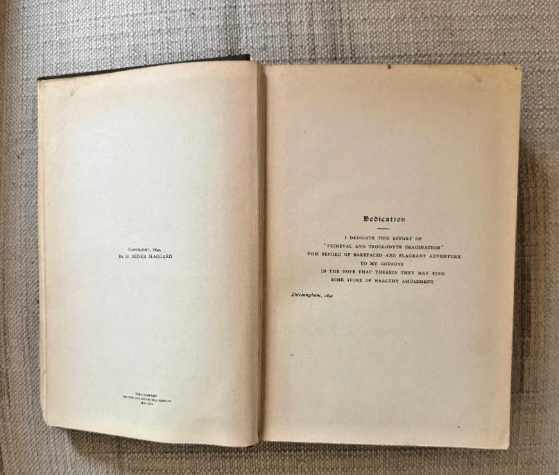The People of the Mist by H. Rider Haggard 1894 Longmans Green 1st Edition HC