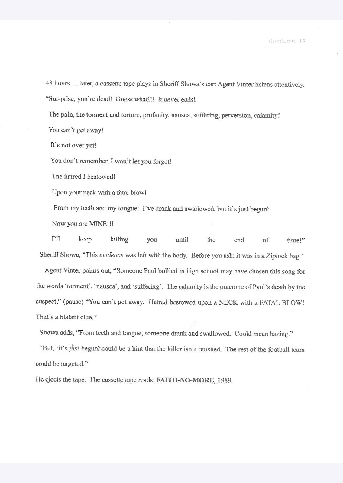 THRUSHCROSS GRANGE & SUPERFLUOUS Nonsense, Durant Books – novella & art