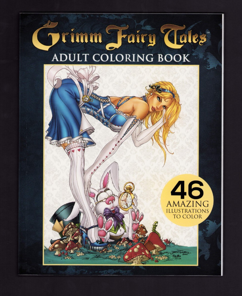 Grimm Fairy Tales Adult Coloring Book – Unused (9/9.2) 2015