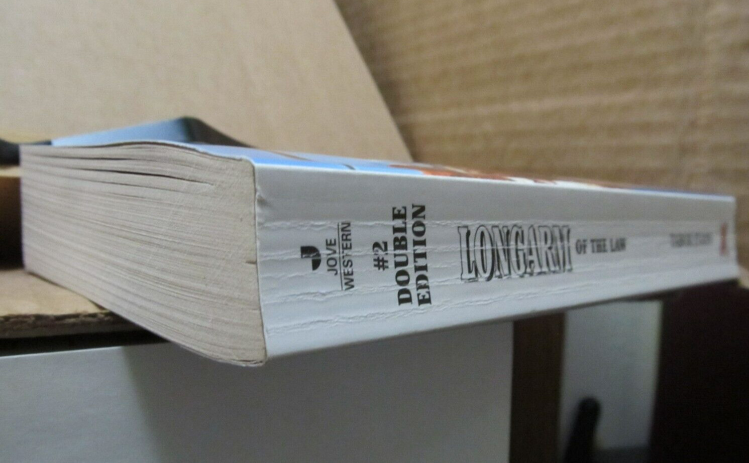 LONGARM DOUBLE GIANT EDITION #2 ( LONGARM + LONGARM OF THE LAW ) Tabor Evans VG+