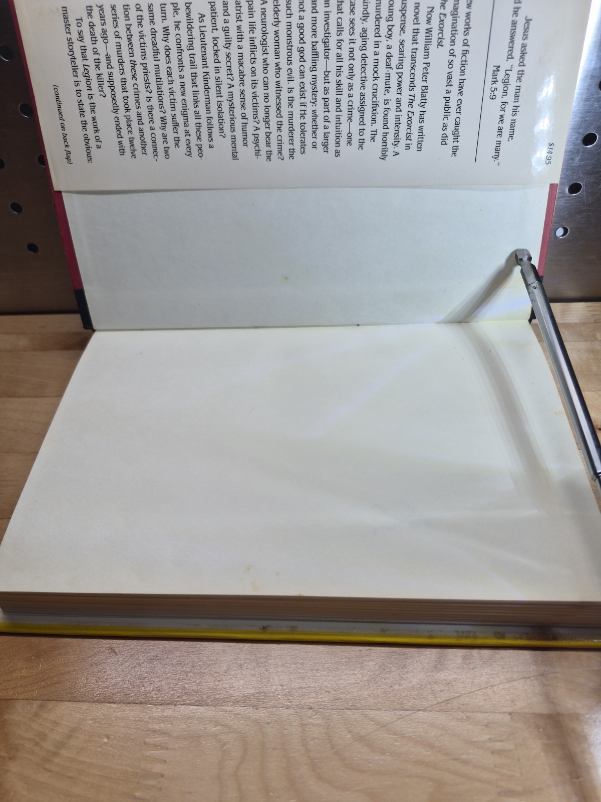 LEGION William Peter Blatty 1st Edition/1st Print Hardcover 1983 Exorcist Author