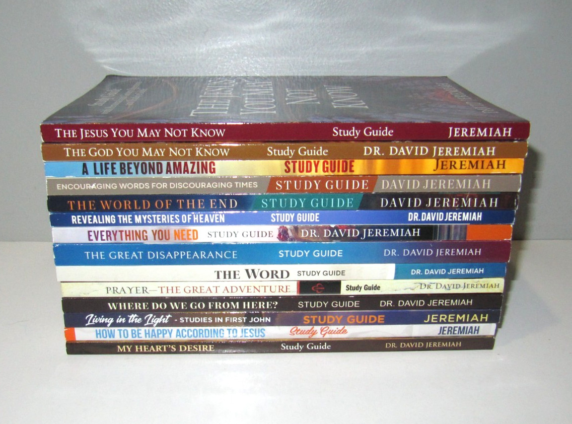 Lot of 14 Study Guides by Dr. David Jeremiah TPB Turning Point
