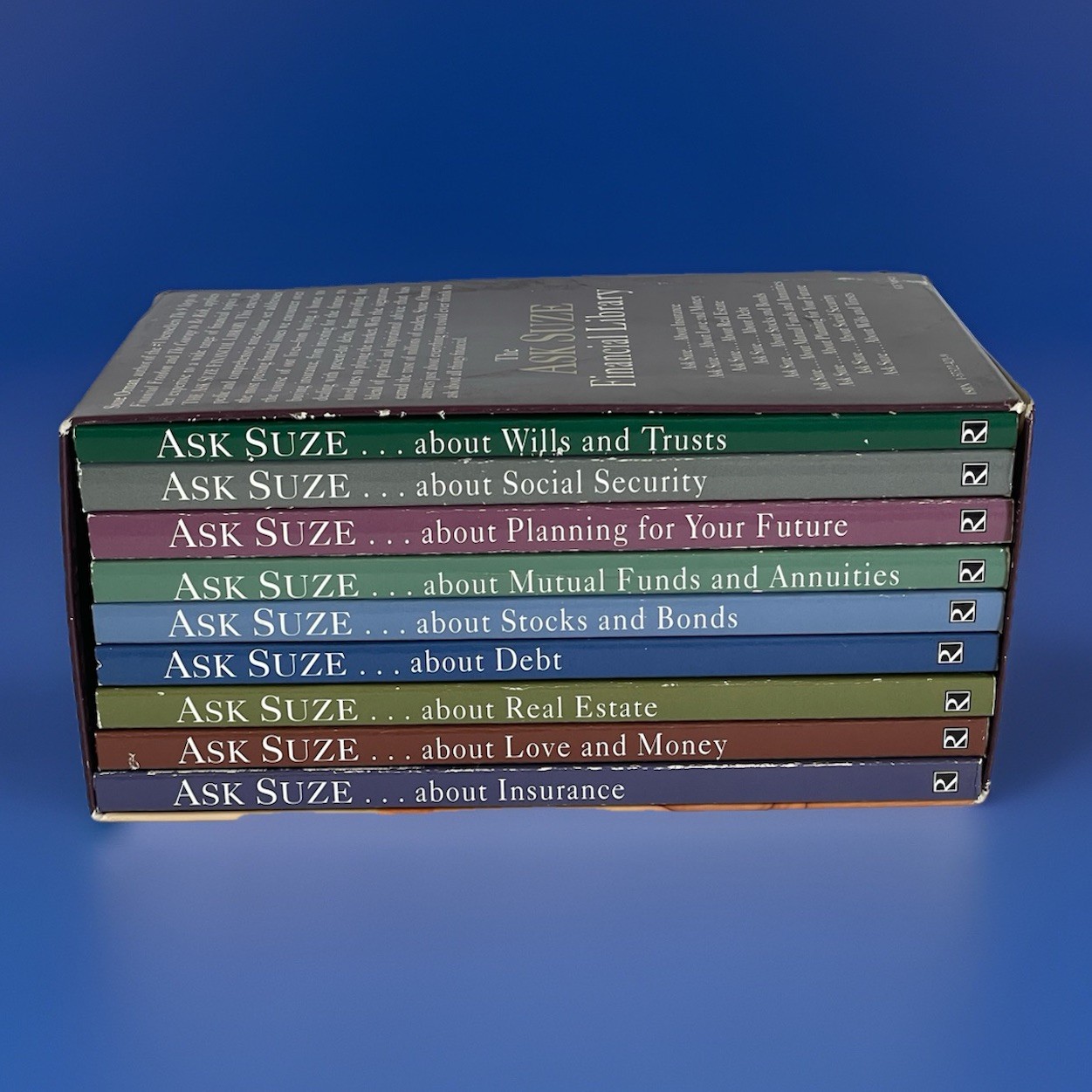 The Ask Suze Financial Library Lot of 9 Books Teaching Paperback Edition VTG