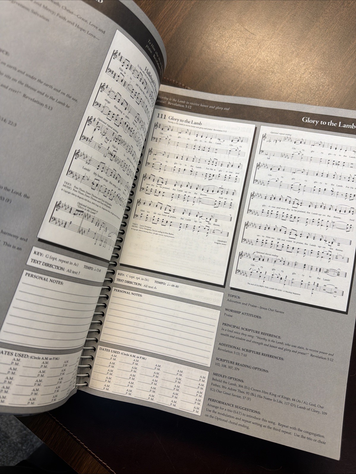 The Celebration Hymnal |Worship Planner Edition VTG 1998 Spiral-bound Hardcover