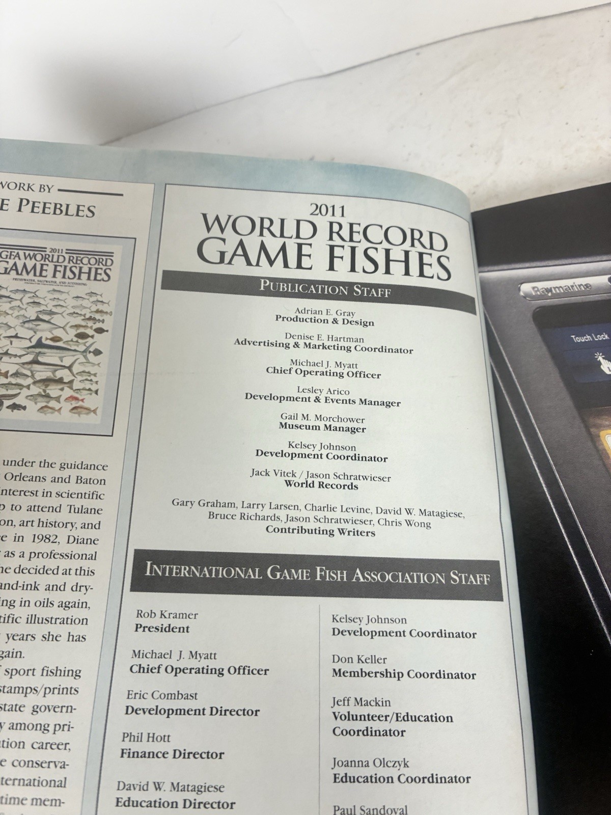 GameFishes IGFA World Record Book 2011 Published 424 Pages