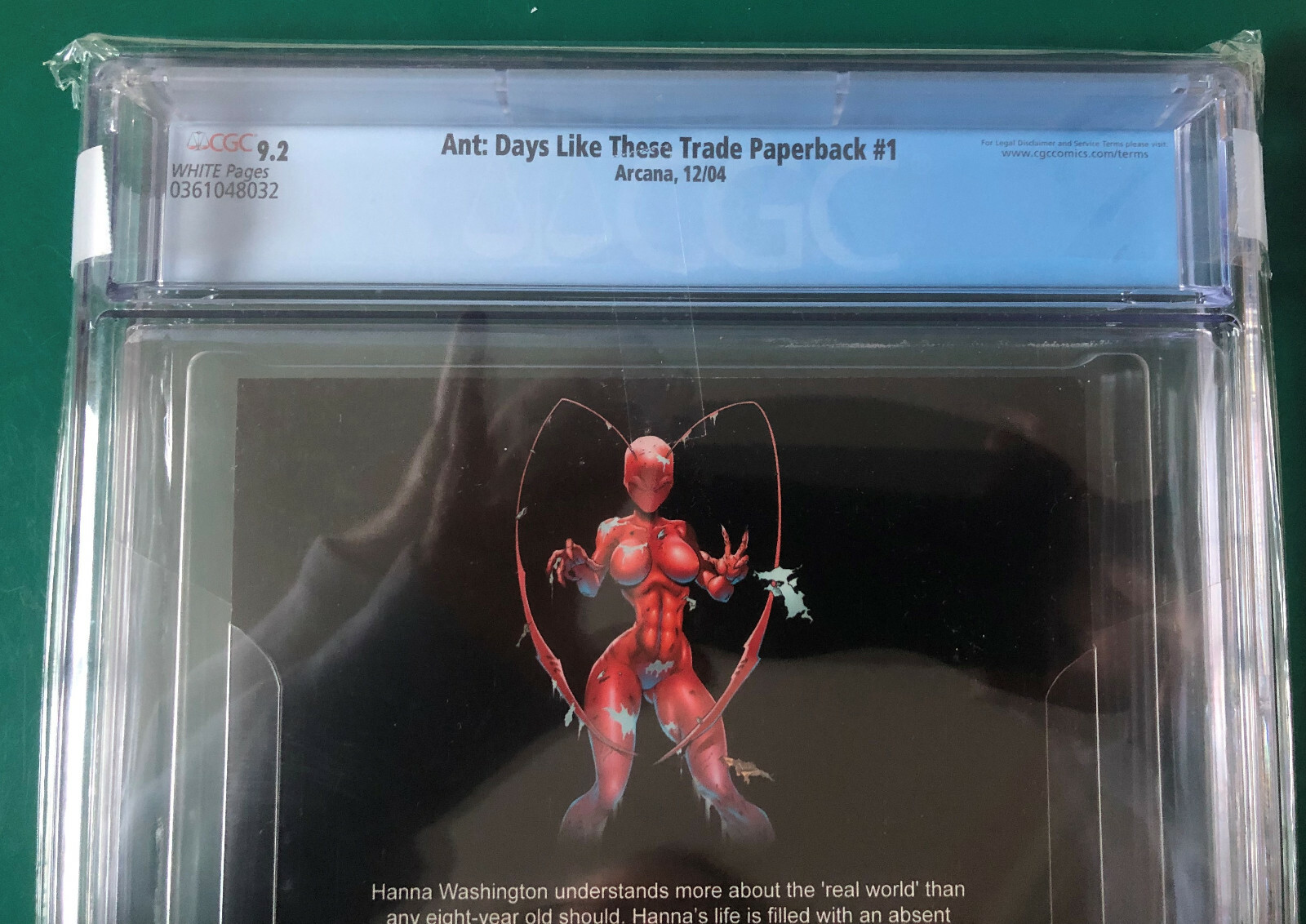 Ant: Days Like These Trade Paperback #1( 12/2004) – graded 9.2 by CGC- Arcana