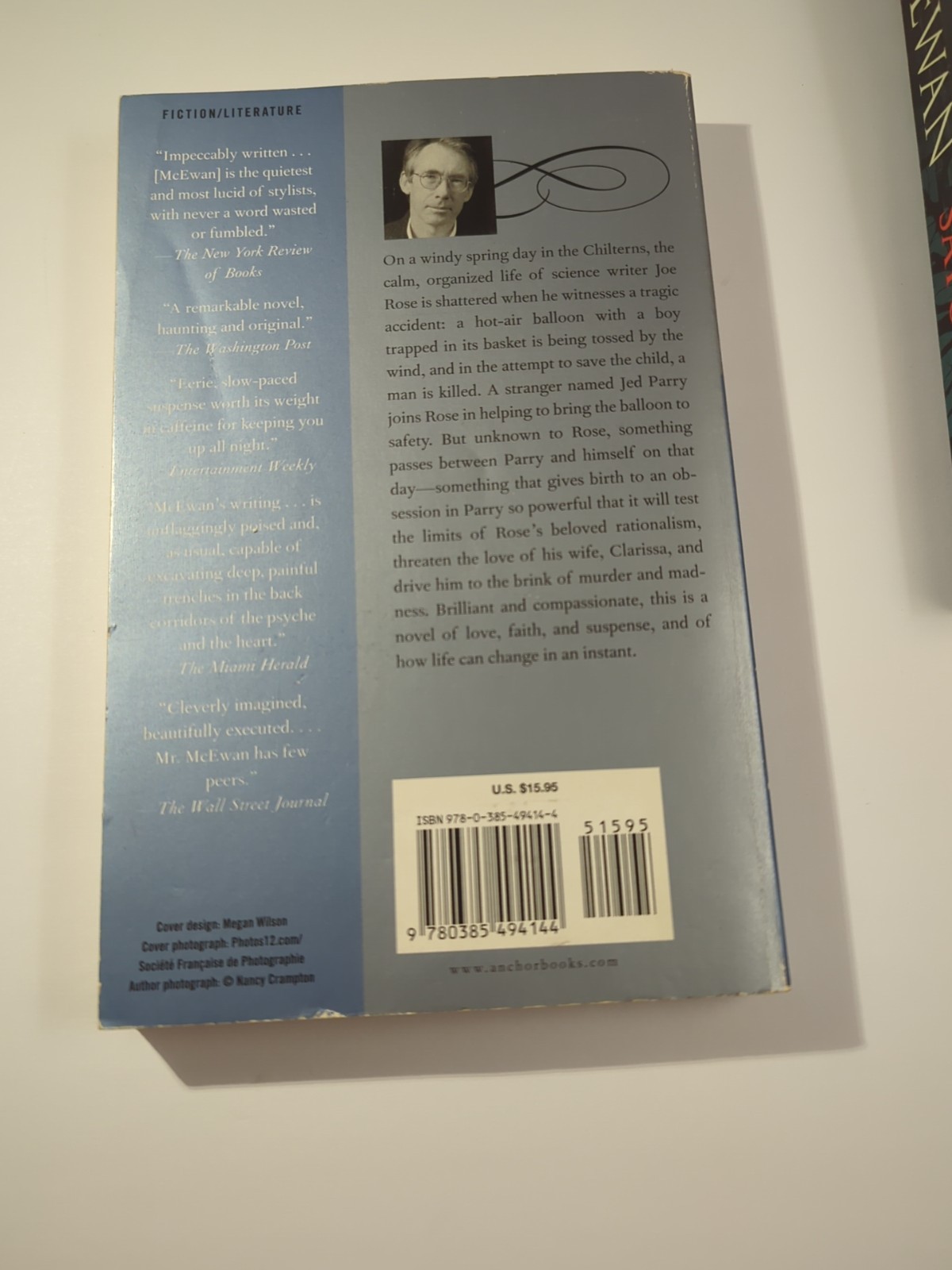 5 X Ian McEwan Paperback Bundle, Fiction, Psychological Thriller, Romance